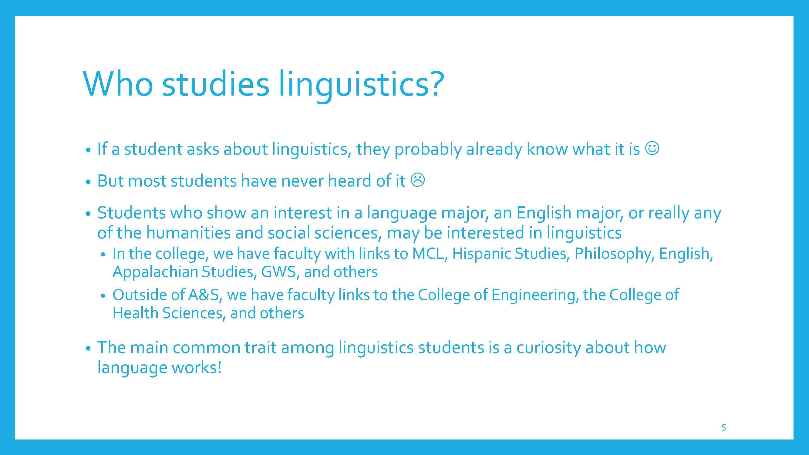 phd in linguistics overview